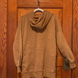brown sweatshirt from zanana!selling bc it doesn't fit anymore!